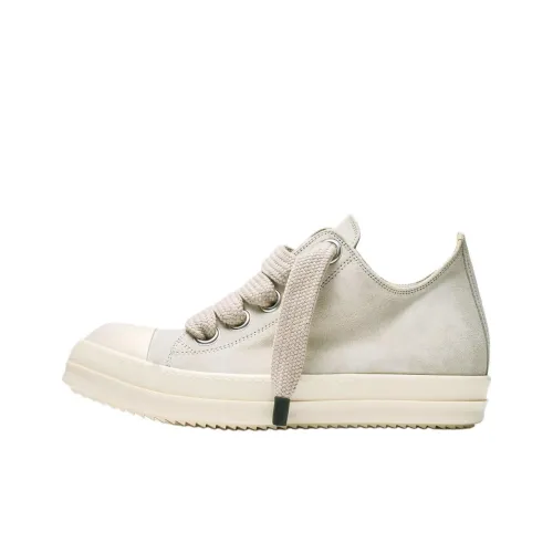 RICK OWENS совместный бренд RO Jumbo Laces Low Топ Скейтборд Кроссовки Мужские Серые