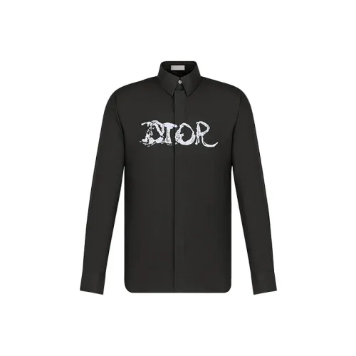 DIOR x Peter FW21 Рубашка Мужская Черная