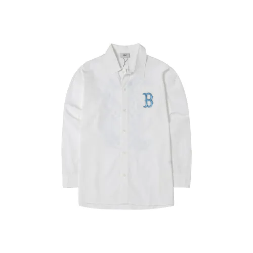 MLB Сливочный Унисекс Рубашки