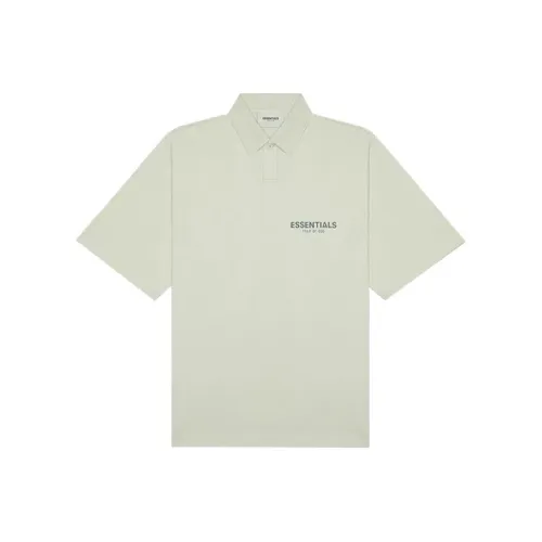 Fear Of God Essentials FW20 Поло Унисекс Серый Зеленый