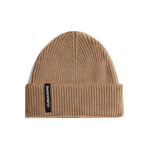J.Lindeberg Merino Wool Wool Beanies Мужской Brown