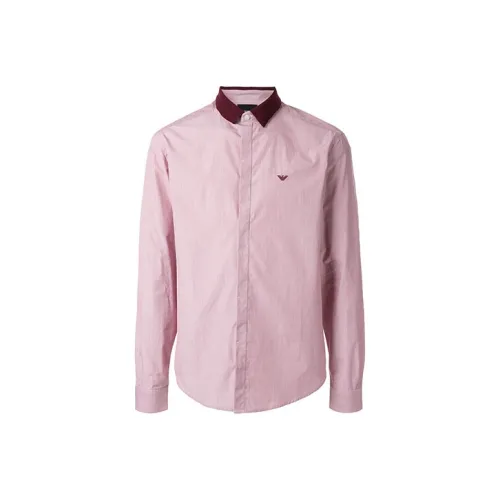 EMPORIO ARMANI Розовые Мужские Рубашки