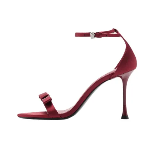 MANGO One Ремень Сандалии 8,9 см Женские Красный