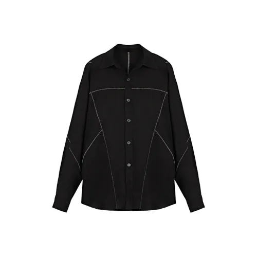 Organic Emotion Черная унисекс рубашка