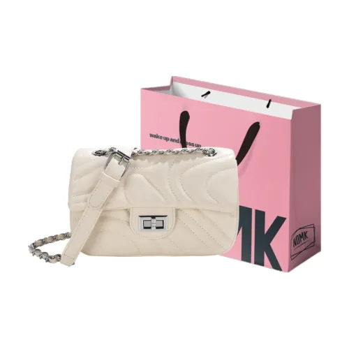 NOMK ПУ (полиуретан) Сумка через плечо Женская Серебряная Белая Черная Синяя