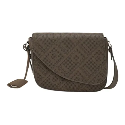 Ferragamo Сумка через плечо из коровьей кожи мужская цвет цементный коричневый