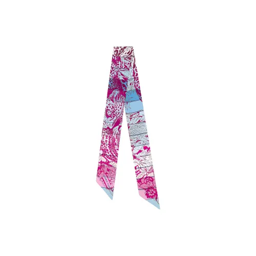 HERMES Шелковые шарфы Унисекс Разноцветные