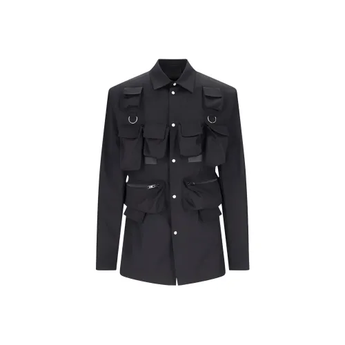 PRADA Мужские Черные Рубашки