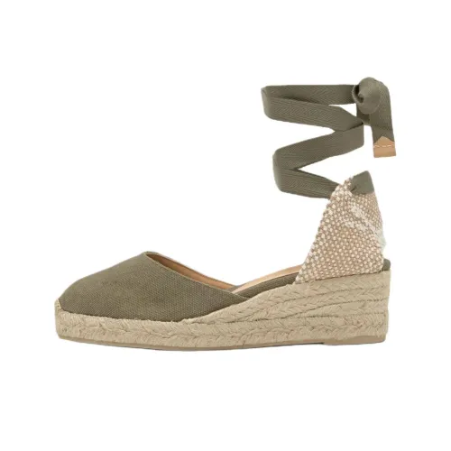 Castañer Carina Клин-каблук Высокие каблуки Женские Зеленый