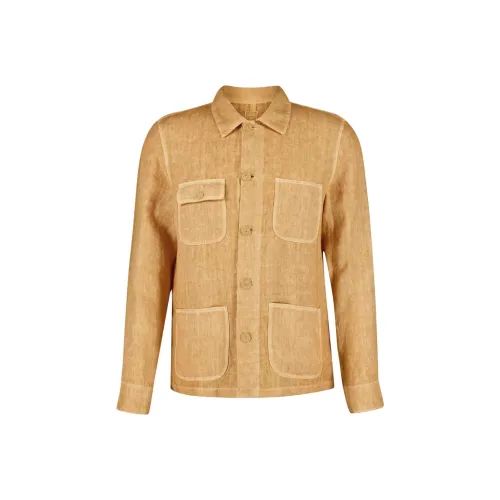 120% LINO Куртки и Пальто Мужской Карамельный Коричневый