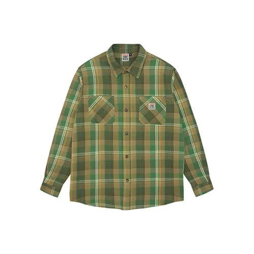 Vision Street Wear Зеленая Унисекс Рубашка