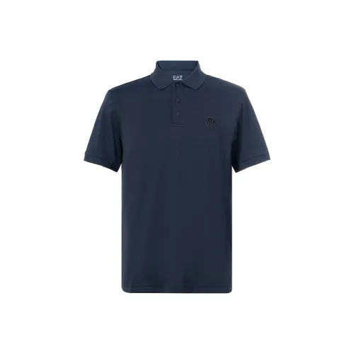 EMPORIO ARMANI EA7 Поло Мужское Темно-синий