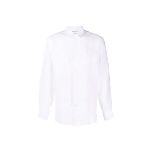 BRUNELLO CUCINELLI Белый Мужской Рубашки