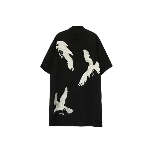 Yohji Yamamoto Черные Мужские Рубашки