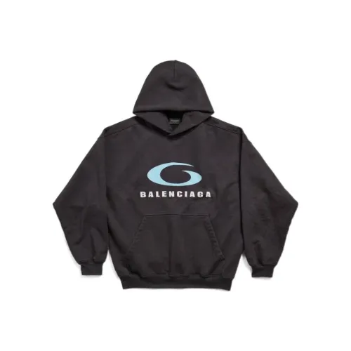 Balenciaga SS24 Свитшот Loose Fit Unisex Black