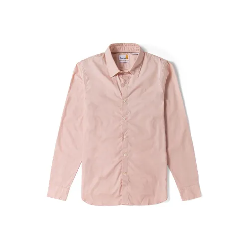 Timberland Рубашка Мужская Светло-Розовая