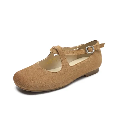 ZHR Ultimate Leather Collection Туфли Мэри Джейн с плоской подошвой Женские