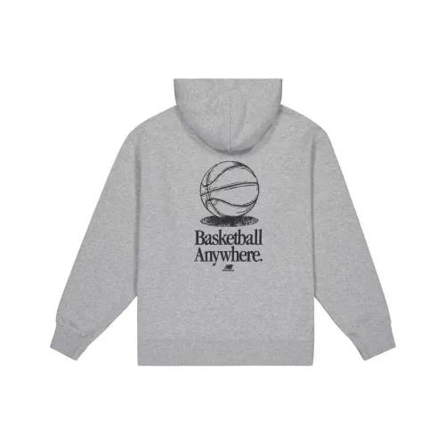 New Balance Свитшот Мужской Серый