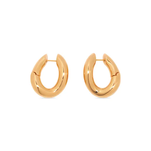 BALENCIAGA Медные Серьги Золотые Женские