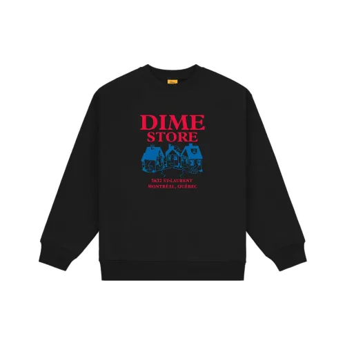 Dime Черный Унисекс Свитшоты