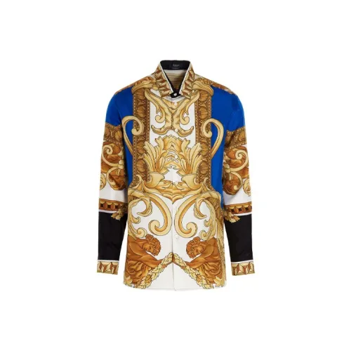 VERSACE Мужские Синие Рубашки