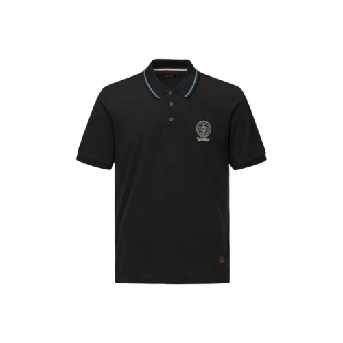 EVISU Черная мужская поло