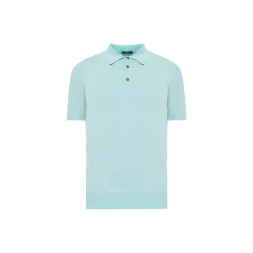 PRADA Light Blue Men's Polo