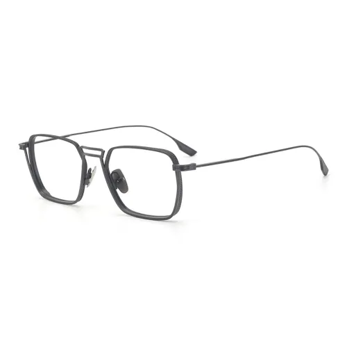 Vitigmu Чистый титан Квадратные Оправы для очков Мужские