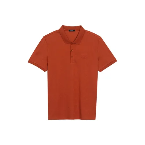 LIU·JO UOMO Orange Мужская Рубашка с короткими рукавами