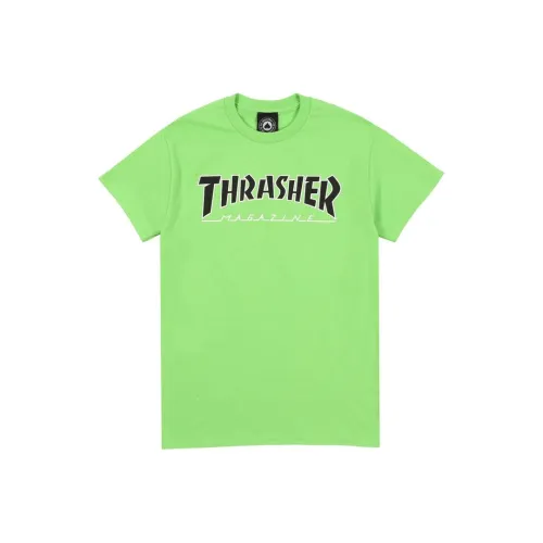 Thrasher SS22 T-Shirt US Версия Unisex Light Green