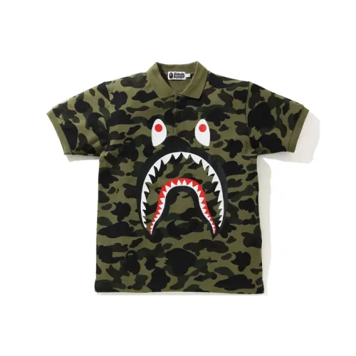 A BATHING APE Shark Series Мужское Поло