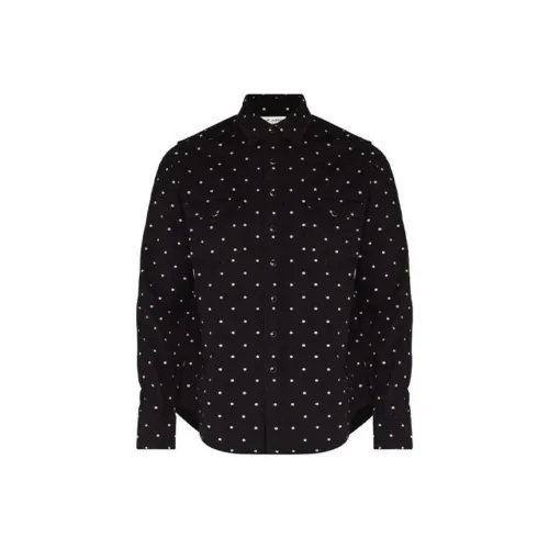SAINT LAURENT Рубашка Мужская Черная