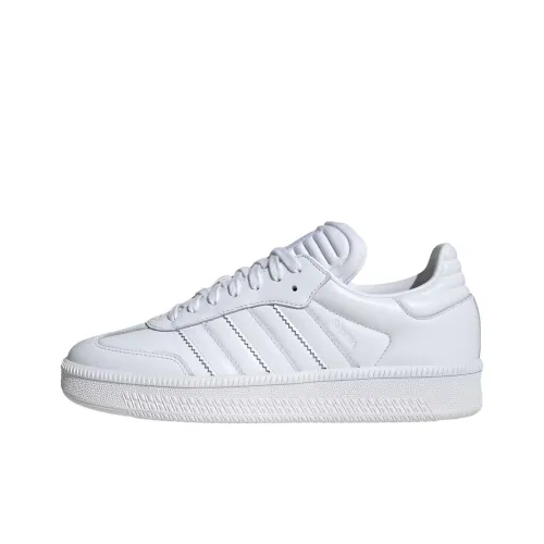 Adidas Originals Samba XLG Abrasion Resistant Низкие Кроссовки для скейтбординга Унисекс Белые