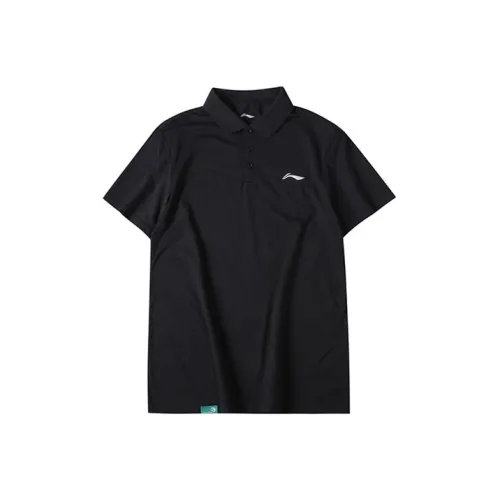 LINING Черная мужская поло