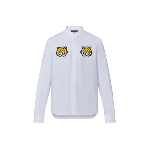 LOUIS VUITTON Новые ежеквартальные продукты LV SS22 Рубашка Мужская Белая