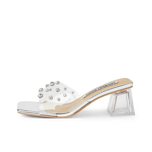 TOOMANYSHOES Слипоны Женские Серебряные