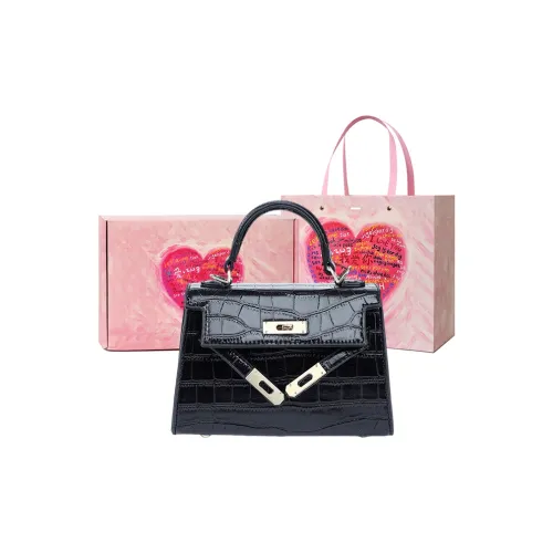 NATTY ПУ (полиуретан) Сумка Стандартная Женская Черная Белая