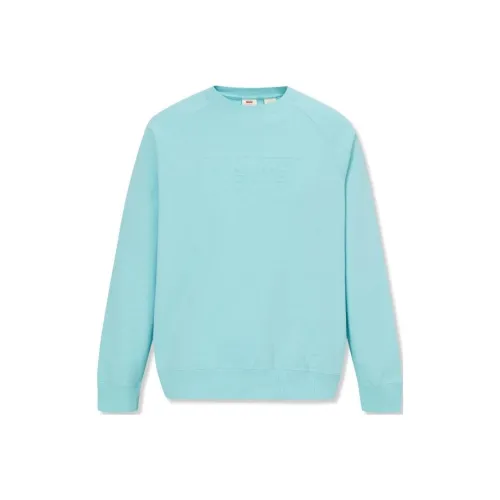 Levi's Толстовка Мужская Светло-Синяя