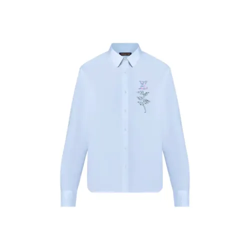 LOUIS VUITTON SS22 Рубашка Мужская Синяя