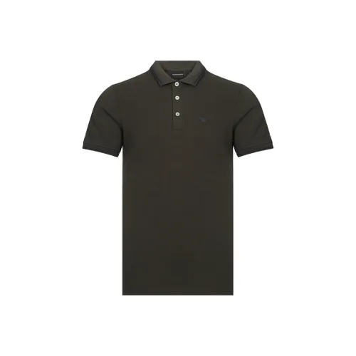 EMPORIO ARMANI Поло Мужское Зеленое