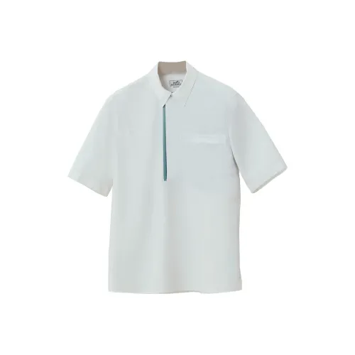 HERMES Белая Мужская Поло