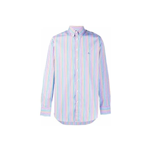 ETRO Мужские Синие Рубашки