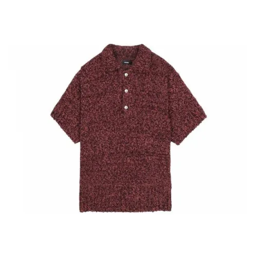WE11DONE Red Men's Polo