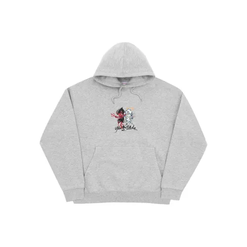 YARDSALE SS24 Heaven Hell Hoodie Sweatshirt Unisex Gray