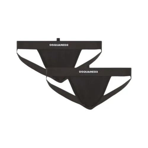 DSQUARED 2 Трусы Мужские 2 упаковки Черный