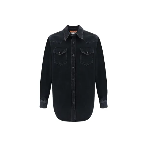 Acne Studios SS24 Рубашка Мужская Черная