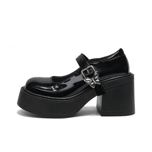 Be Good Грубый каблук Туфли Мэри Джейн Женские Набор в подарочной коробке