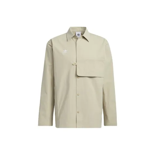 Adidas Originals Lawn Brown Men's Shirts Adidas Originals Lawn Коричневые Мужские Рубашки