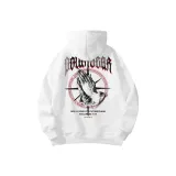 Белый, с капюшоном