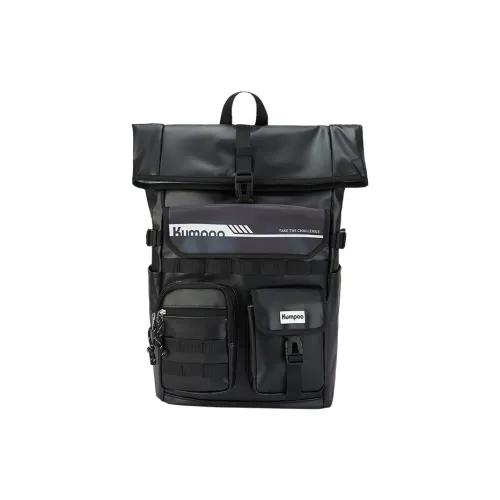 KUMPOO Ball Bag Outdoor Collection Рюкзак из синтетической кожи Стандартный Унисекс Черный